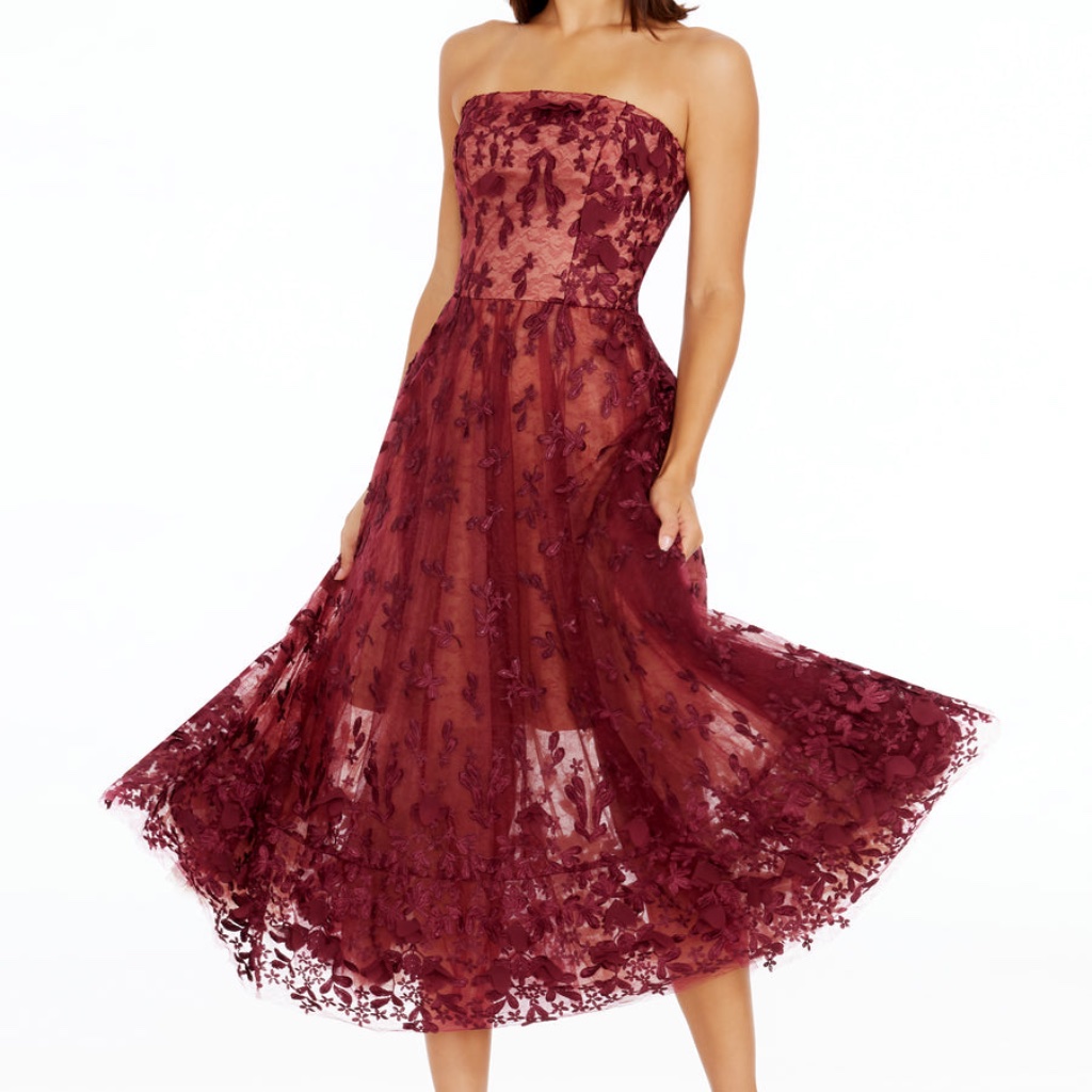 Dress The Population Kailyn Dress Gown Midi